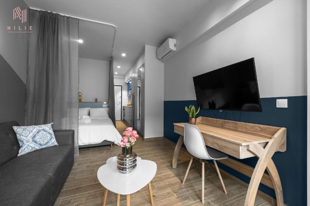 شقة Big Apple Sts, Nilie Hospitality Mgmt سالونيك المظهر الخارجي الصورة