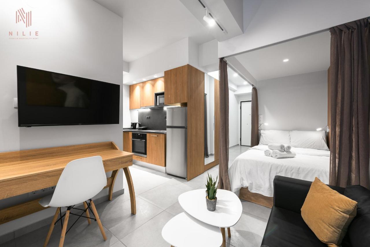 شقة Big Apple Sts, Nilie Hospitality Mgmt سالونيك المظهر الخارجي الصورة