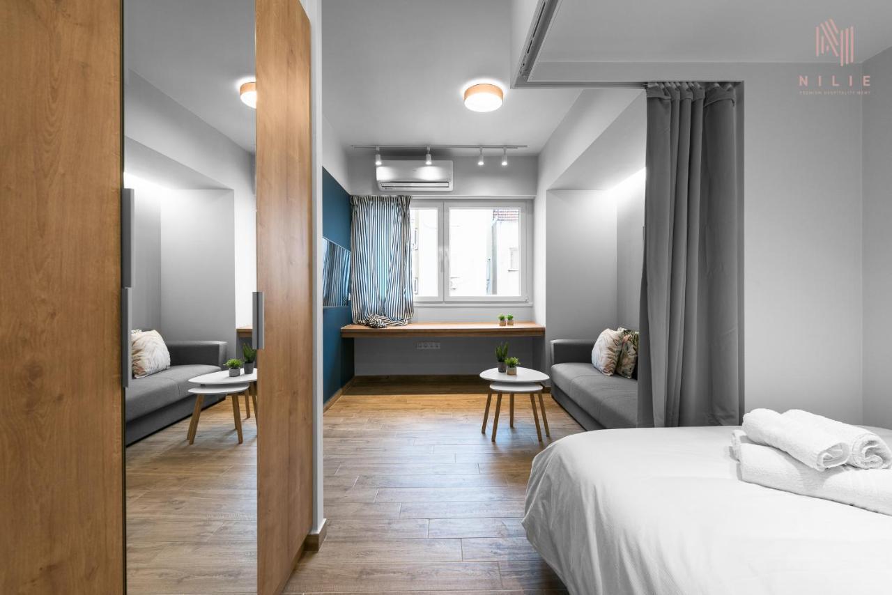 شقة Big Apple Sts, Nilie Hospitality Mgmt سالونيك المظهر الخارجي الصورة